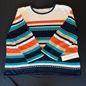 Alfred Dunner women’s Striped Sweater - Multicolor